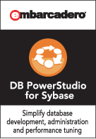 DB PowerStudio for Sybase ASE, DBA Edition – Workstation - ($3,995 License + $999 Required Maintenance)