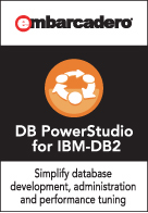 Embarcadero DB PowerStudio for DB2, DBA Edition – Workstation - ($ 3,995.00 License + $999 Required Maintenance)